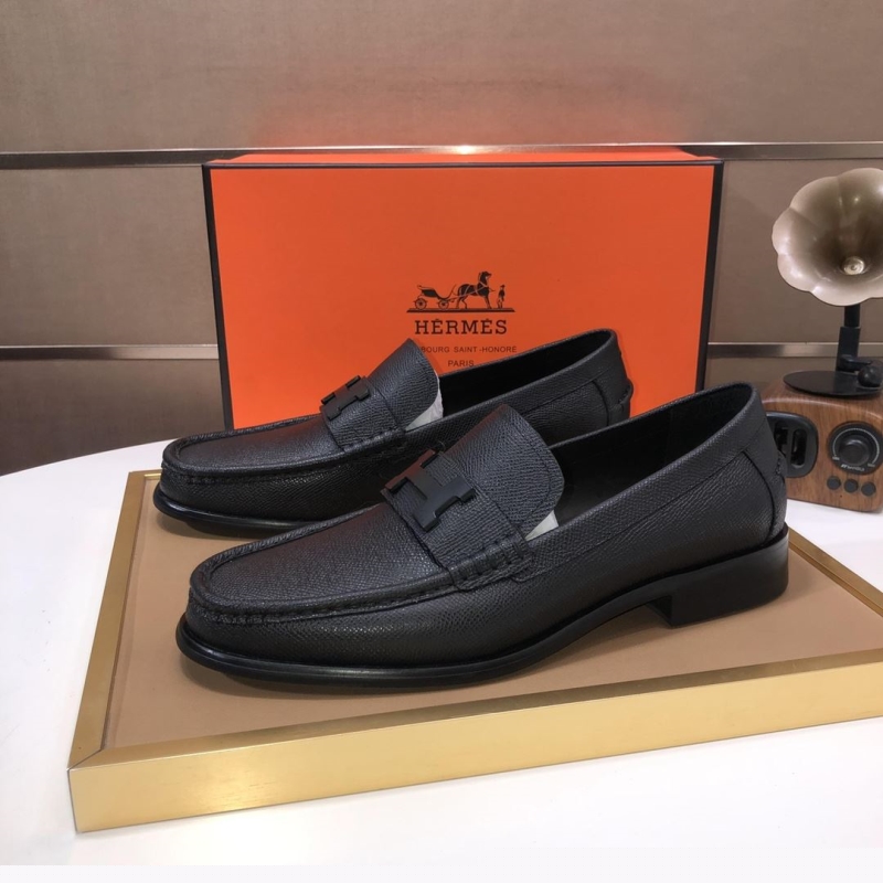 H**mes leather shoes